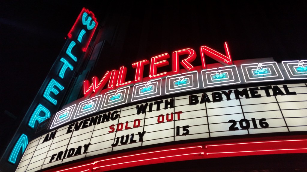 BABYMETAL Wiltern 2016