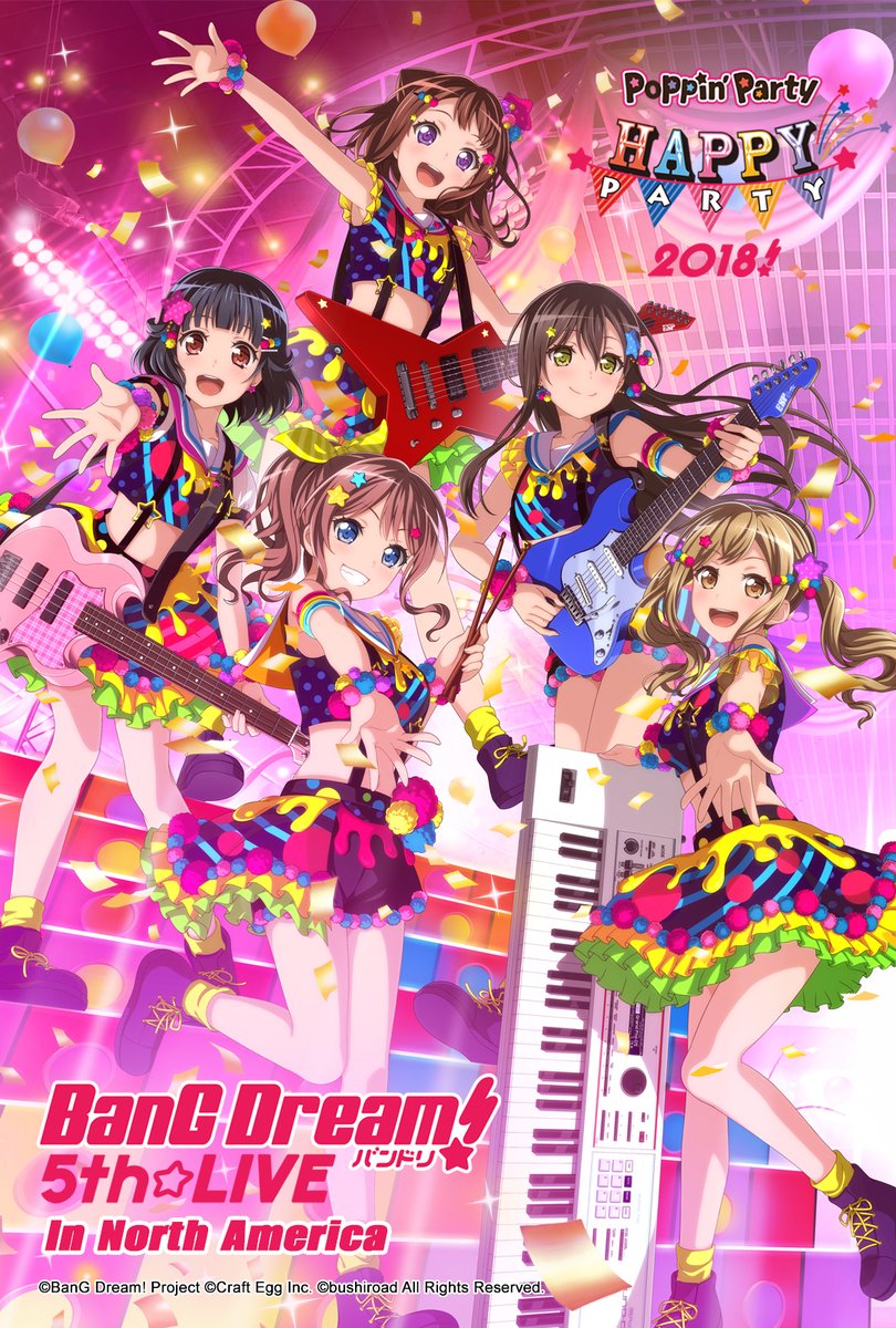 BanG Dream! Poppin Party Happy Party 2018