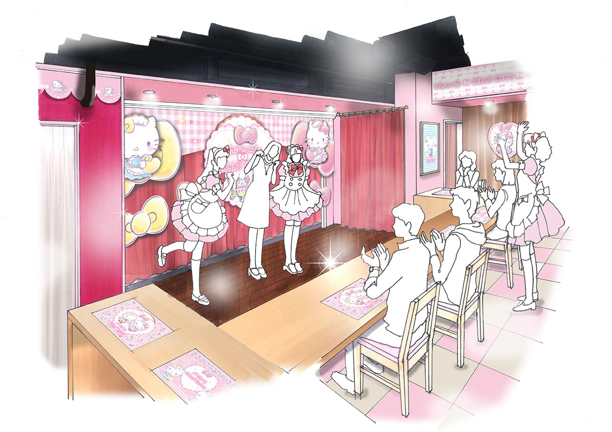 at home cafe Hello Kitty 2020