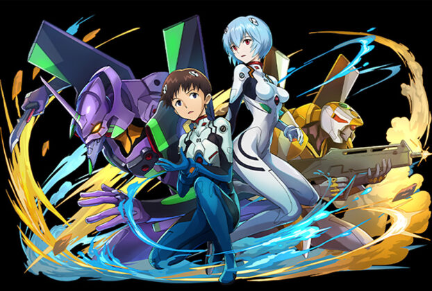 Puzzle and Dragons Evangelion Shinji Rei