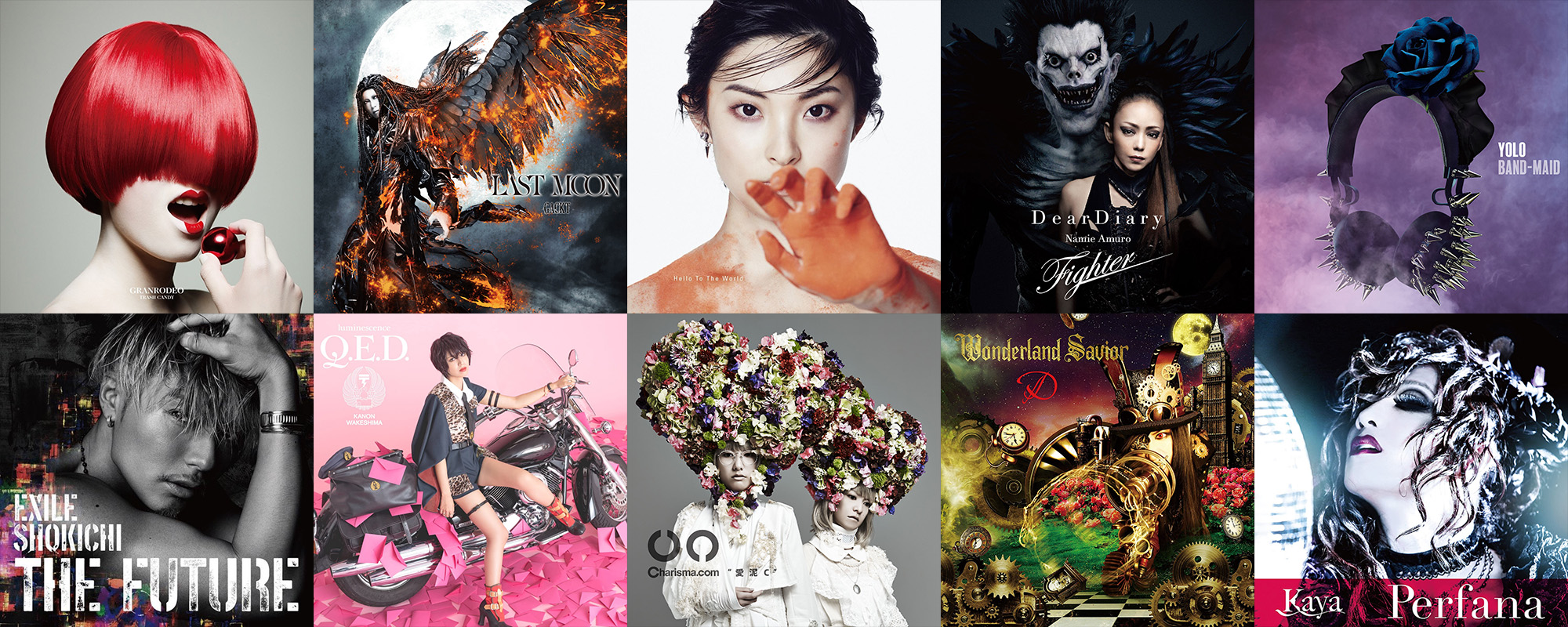 Best J-Pop J-Rock album covers 2016
