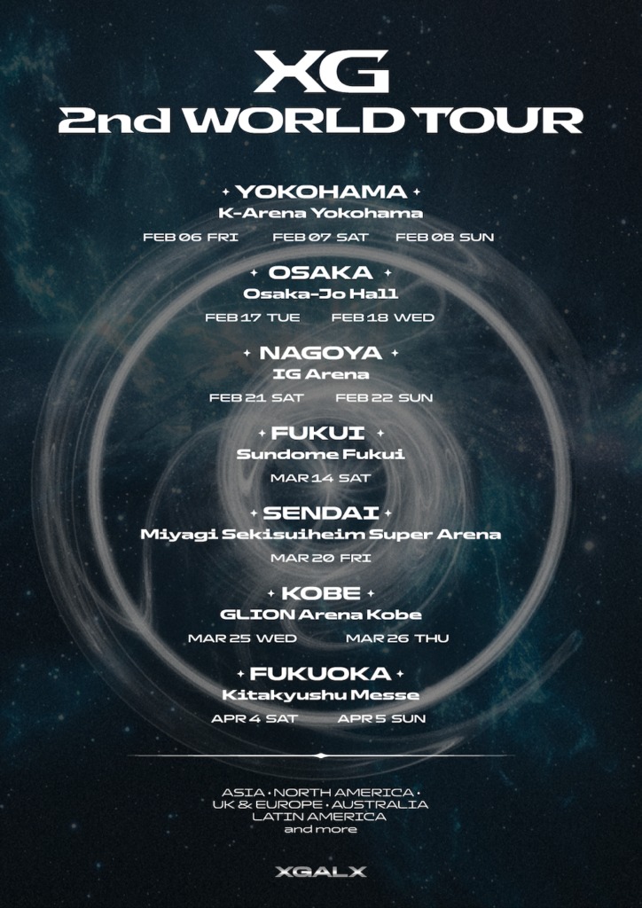 XG 2nd World Tour 2026