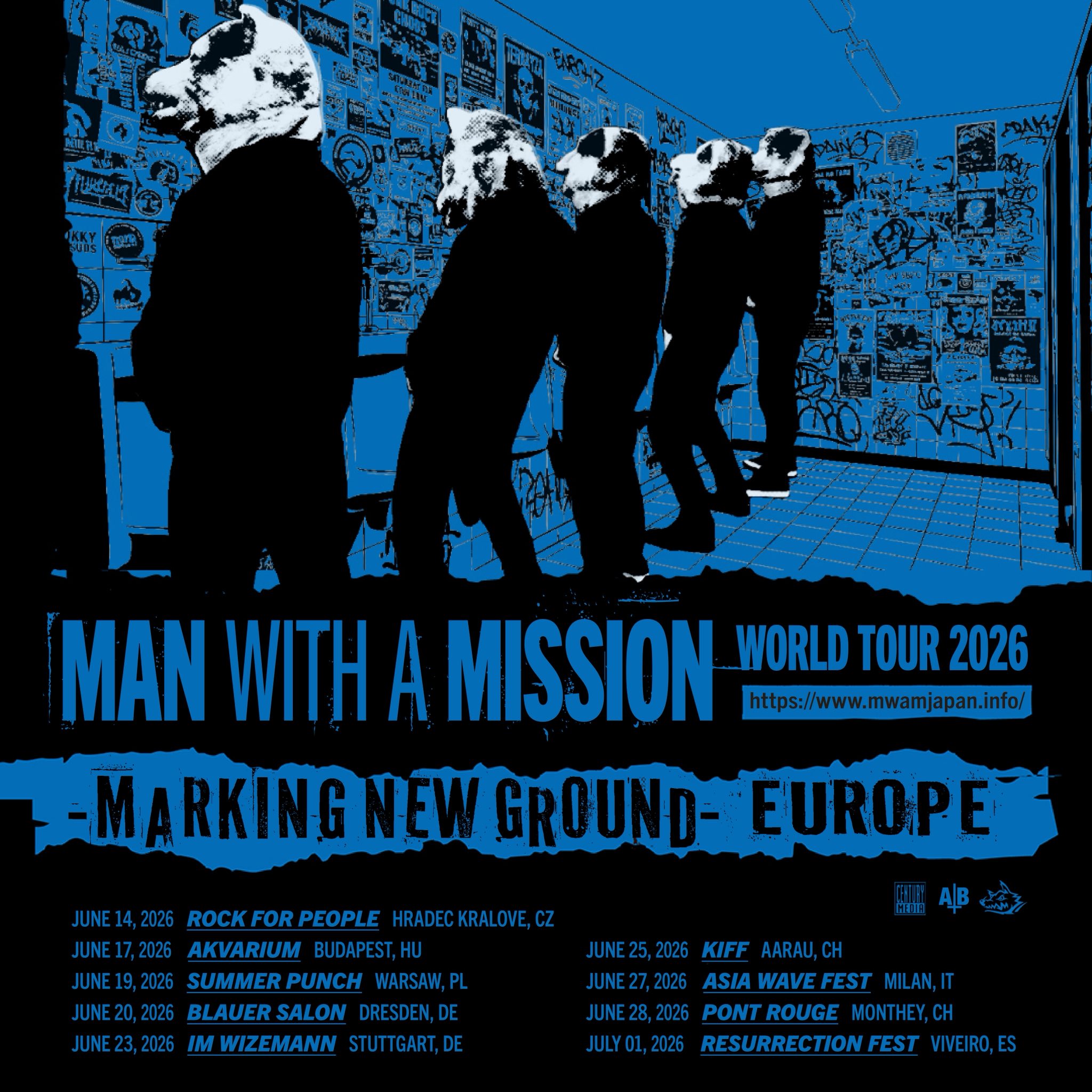 MAN WITH A MISSION 2026 Europe Tour Marking New Ground