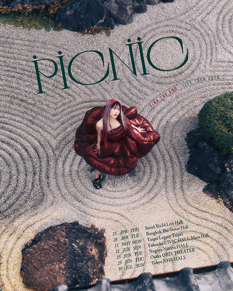 Aina the End Picnic Asia tour 2026